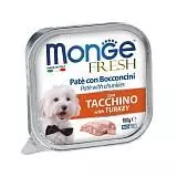 Консервы для собак Monge Dog Fresh индейка 100 г