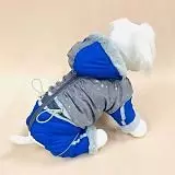 Комбинезон Pet Fashion Созвездие мех синий, мальчик, размер 10