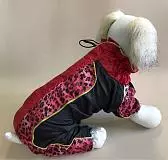 Дождевик Pet Fashion Сафари девочка красный размер 20-28