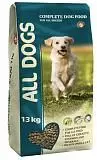 Сухой корм для взрослых собак All Dogs c курицей 13 кг