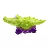 Игрушка для щенков GiGwi Крокодильчик с пищалкой 10 см