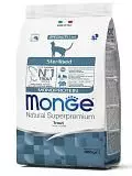 Сухой корм для стерилизованных кошек и кастрированных котов Monge Cat Monoprotein с форелью 400г