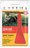 Капли от блох и др. насекомых для кошек и котят до 4 кг Apicenna Дана Ультра 1*0,32 мл