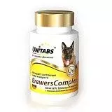 Витамины для крупных пород собак Unitabs BreversComples Q10 100 табл.