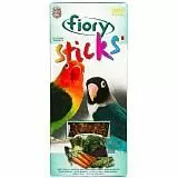 Лакомство для средних попугаев Fiory Sticks Палочки с овощами 120 г