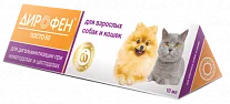 Паста антигельминтная для взрослых собак и кошек Apicenna Дирофен 60 10 мл