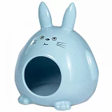 Домик для мелких животных керамический Triol "Кролик", 130*115*145мм