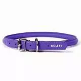 Ошейник для длинношерстных собак Collar Glomour круглый 10 мм*39-47 см фиолетовый