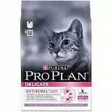 Сухой корм для кошек Проплан Деликат с чувствительным пищеварением индейка/рис 3 кг